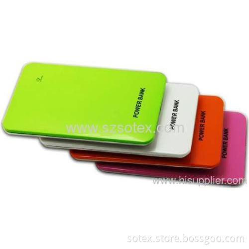 Slim Portable Power Bank With Touch Switch 